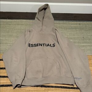 Essentials Hoodie in Taupe XL